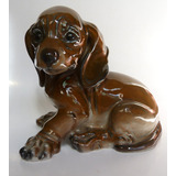 Figura Porcelana Rosenthal Dachshund Perro Salchicha Kusper