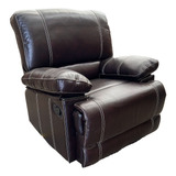 Berger Reclinable Leather Match Cuero Castle Café 98023lbr