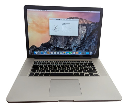 Macbook Pro 2014 Retina 15  Pulgadas