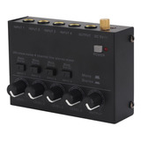 Amplificador De Auriculares Mini Mixer De 4 Canales, Línea D