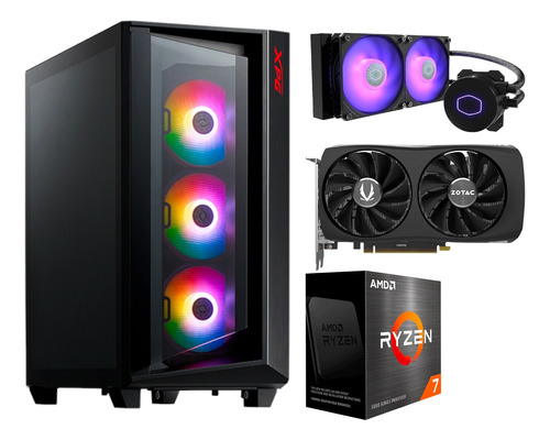 Pc Gamer Rtx 4060 Ryzen 7 5800x 64gb Ddr4 1 Tb Ssd Hdd 4tb