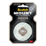 Cinta Adhesiva Doble Faz 3m Scotch Mount Indoor 1.39m X 2.54cm