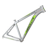 Quadro Mtb 29 Absolute Wild Prata/verde Neon Tamanho 19