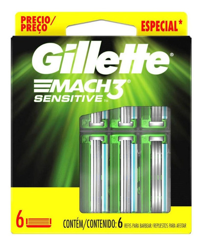Gillette Mach3 X 6 Unids - Unidad a $10333