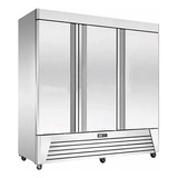 Congelador Vertical En Acero Inox. 72 Pies Migsa Ur-78f-3