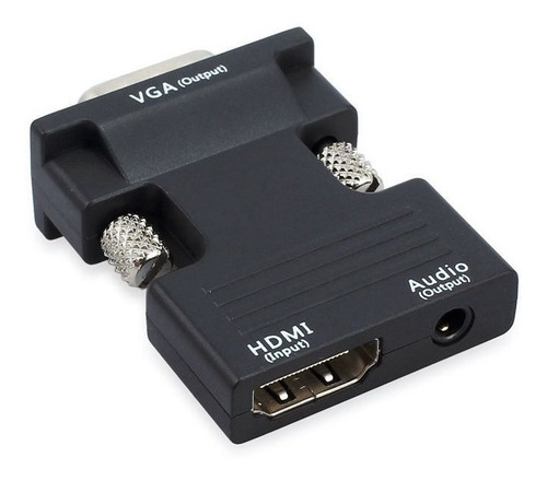 Adaptador Conversor Compatible-hdmi Hembra A Vga Macho Audio