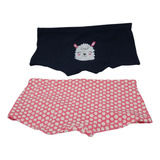 Kit 10 Calcinhasas Femininas Infantil Boxer Box Short Qualit