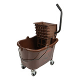 Janico Inc Mop Bucket Side Prensa Escurridor Combo, 35 quart