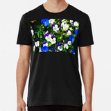 Remera Violas Flores Algodon Premium