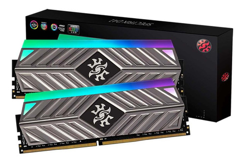 Memoria 16gb (2x8gb) Ddr4 3200 Rgb Xpg Spectrix D41 Tungsten