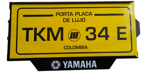 Porta Placa Metálico Yamaha , Mt, Fz , N-max, Xtz, R15, Bwis