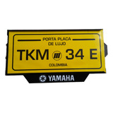 Porta Placa Metálico Yamaha , Mt, Fz , N-max, Xtz, R15, Bwis