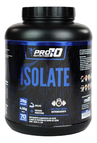Proteína Isolate Whey 2.1 Kg Pro 70 Nutrition | 70 Servicios