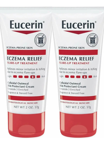 Eucerin Eczema Relief 57 G 2 Pzas. Dermatológico Eccema