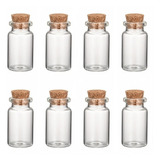  Pack 12 Frascos Pequeños De Vidrio Con Tapa 2x4cm 10ml