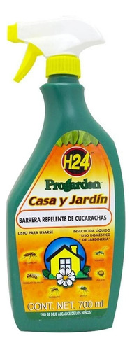 Insecticida H24 Progarden Casa Y Jardín Rep Cucarachas 700ml