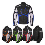 Chaqueta De Moto Para Hombre Ce Blindado, Impermeable, Para