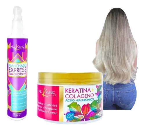 Termoprotector Express Alaciar Cabello + Keratina Colageno 