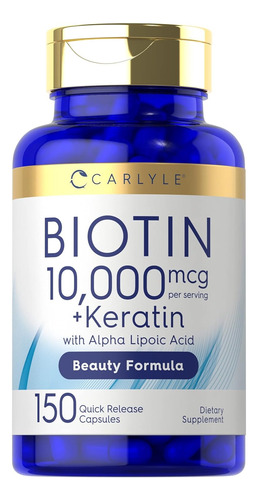 Beauty Formula Biotina Keratina Ac Alfa Lipoico Cabello Piel