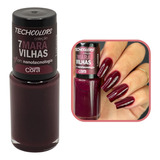 Coleção Esmaltes Techcolors Cora 7 Maravilhas 9ml Cor Luxuosa