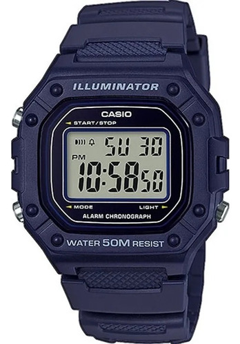 Reloj Casio Digital W218 2a Unisex Correa 