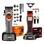 Kit Wmark Cortadora De Pelo 10000rpm + Trimmer Con 2 Fundas | Mismo precio en cuotas