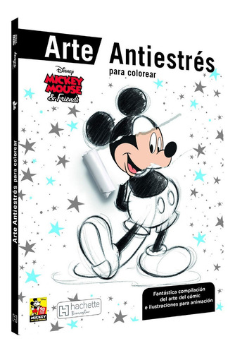 Disney Colorea Mickey Mouse Libro Arte Antiestres Mandalas