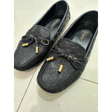 Mocasín Gloria Louis Vuitton 100% Original Zapatos Poco Uso