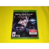 Metal Gear Solid 5 Ground Zeroes Xbox One Original Sin Uso