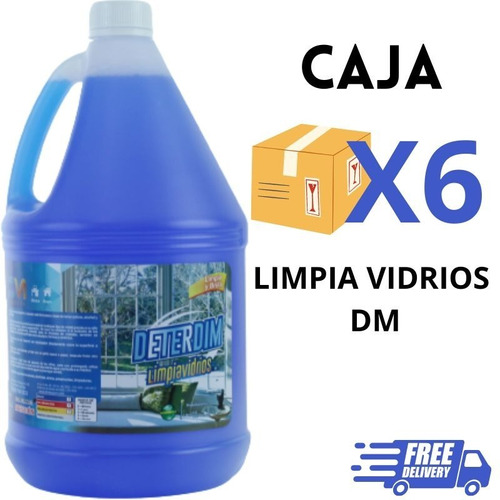 Limpia Vidrios Galon Caja X 6 - Unidad a $12317