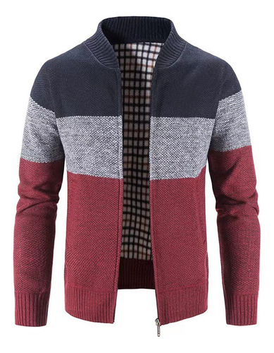 Chamarras Hombre Chaqueta Casual Negocios Cuello Levantado