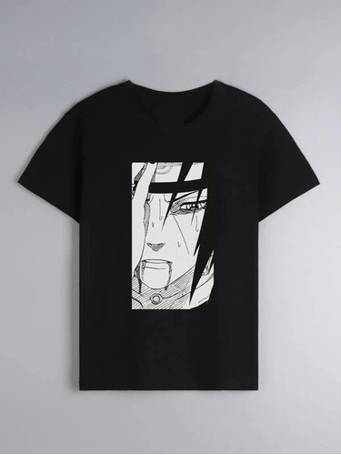 Camiseta Com Estampa Anime Itachi Naruto
