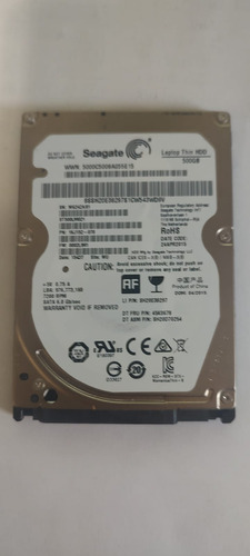 Hd Interno Seagate Laptop Thin St500lm021 500gb Usado