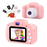 Cámara Digital 1080p Hd Kids Selfie Con Tarjeta De Memoria D