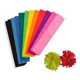 Papel Crepe Colores 200 X 50 Cm Resma X10 Unidades Pack