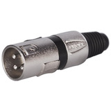 Paq 20 Conectores Canon Macho Proel Xlr-3mvprobk )