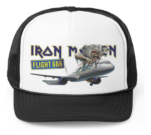 Rnm-467 Gorro Jockey - Iron Maiden Flight 666