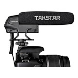 ¡micrófono Takstar Sgc600 Shotgun Pro Para Cámara Réflex Digital Shop! Color: Negro