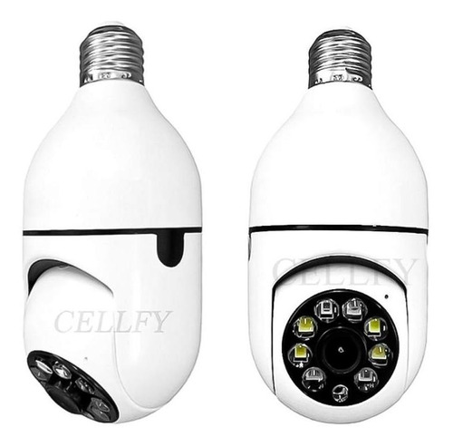 Camera Ip Segurança Lampada Yoosee Panoramica Espia Wifi1080