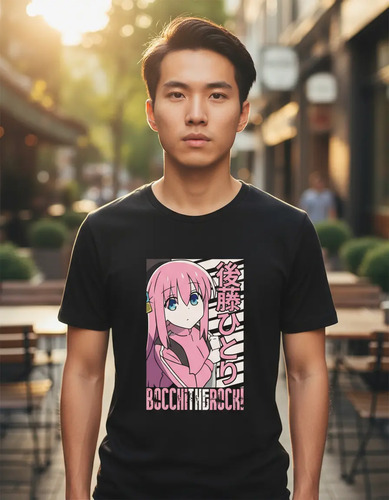 Playera Bocchi The Rock! Hitori Gotoh
