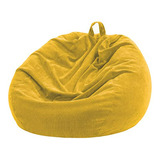 Funda Silla Bean Bag Premium 300l Amarilla