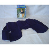 Almohada Inflable Para Cuello Cervical De Viaje Color Azul