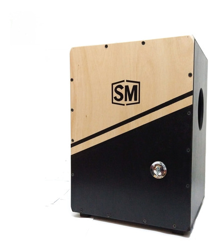 Cajon Triple Peruano Flamenco Sonajas Sm Doble Tapa Luthier