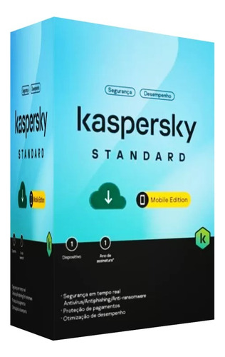 Antivirus Kaspersky Standard Mobile Anual Para 1 Dispositivo