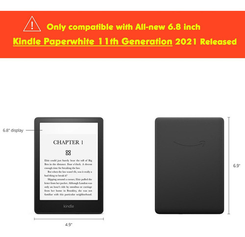 Funda De Piel Sintética Para Kindle Paperwhite Signature Edi