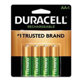 Pilas Aaa Duracell Recargables, Larga Duracion - 4 Unidades