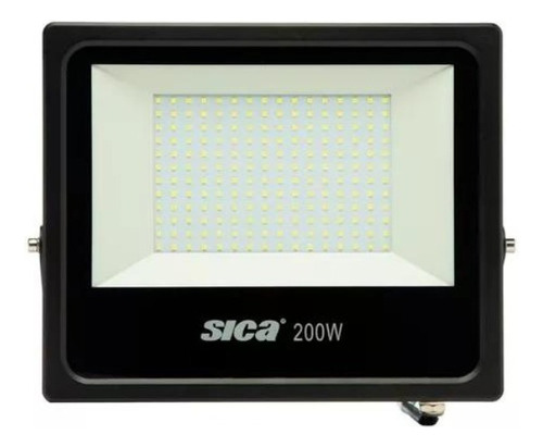 Reflector Led Sica 200w Pro Smd 13500lm Luz Fria 6400°k