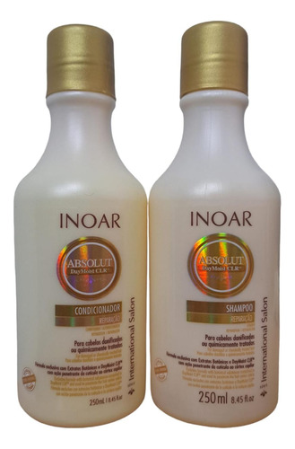 Inoar- Duo Shampoo + Acondicionador Reparador 250ml