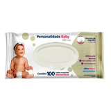 Lenço Toalha Umedecida Personalidade Baby C/ 100 Unid