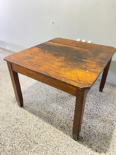 Mesa De Madera Acacia 105x116x80 Cm